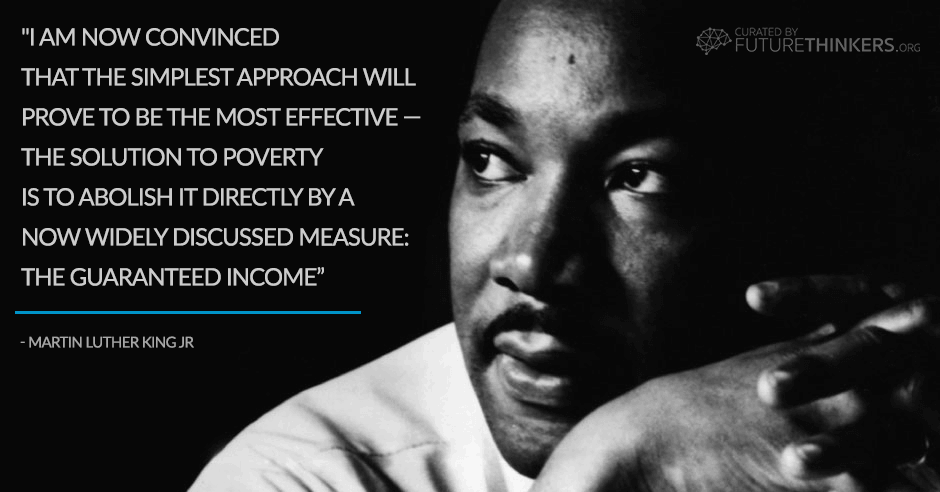 Martin Luther King basic income quote
